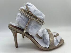 Badgley Mischka Women's Claudette Diamond Evening Heel MP5244 Size 7 NIB